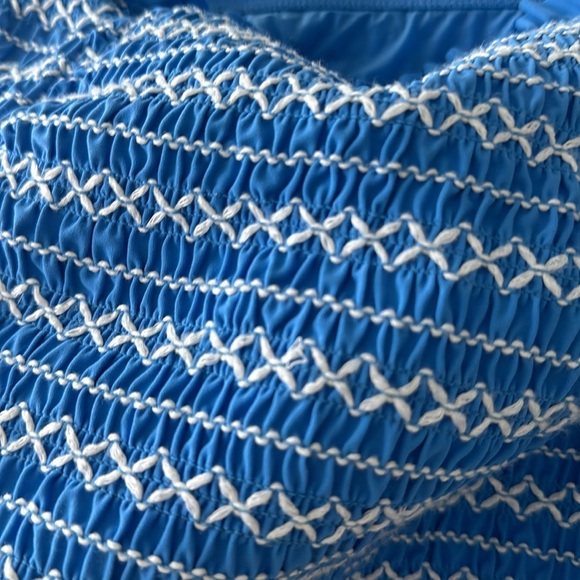 Tory Burch Costa Tube Top in Blue Dusk Women’s Large - Picture 8 of 8